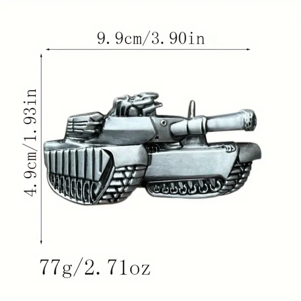 New Military tank belt buckle